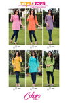 Tips And Tops Colors Vol 3 Embroidery Heavy Rayon Western Ladies Top Wholesale Price In Surat
